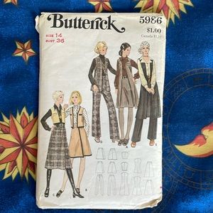 Vintage 1970’s sewing pattern